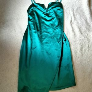 Greenish blue dress
